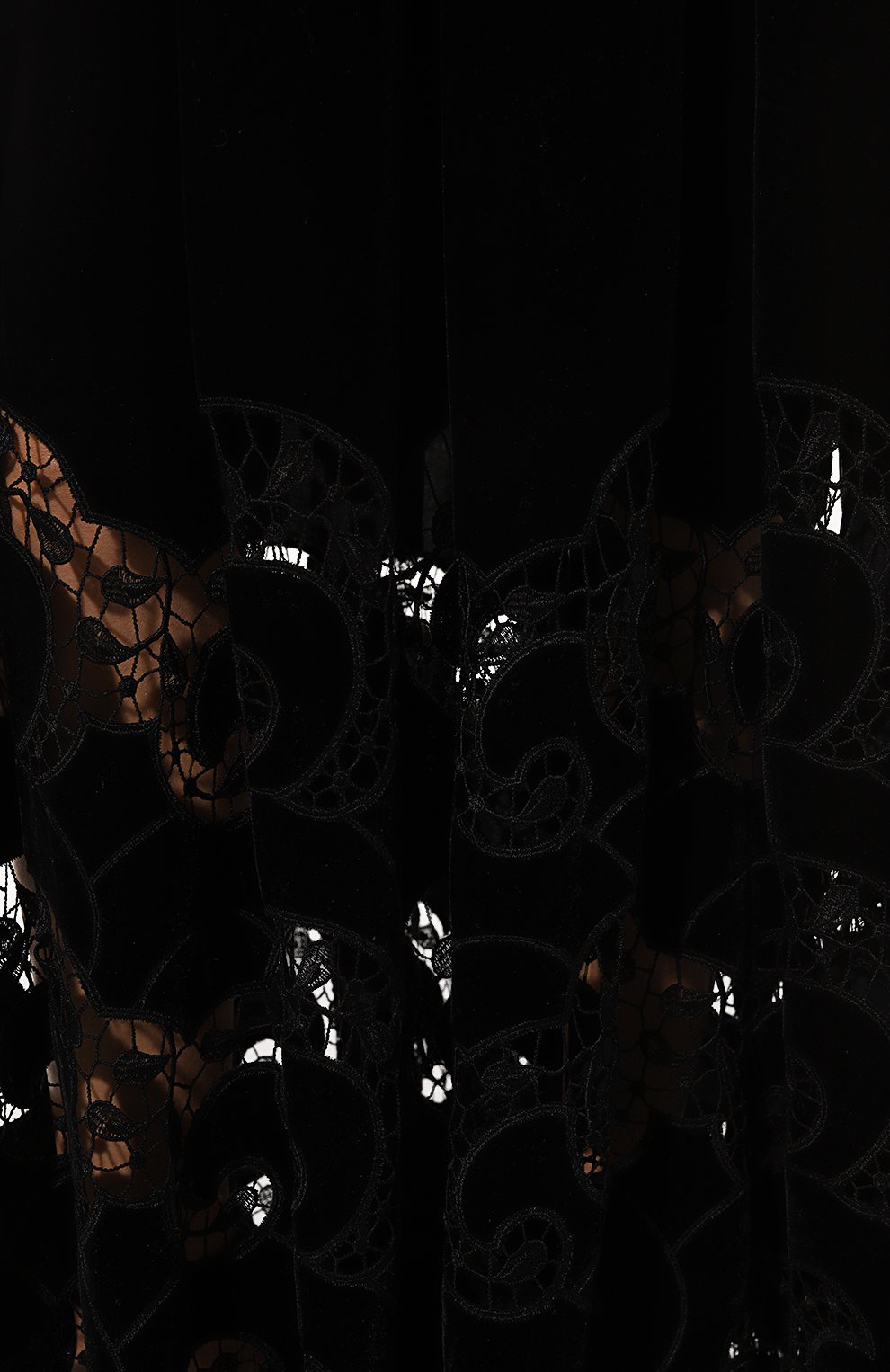 Бархатное платье ELIE SAAB черного цвета по цене 472000 руб., арт. D0429, фото 5 Бархатное платье ELIE SAAB, арт. D0429, фото 5