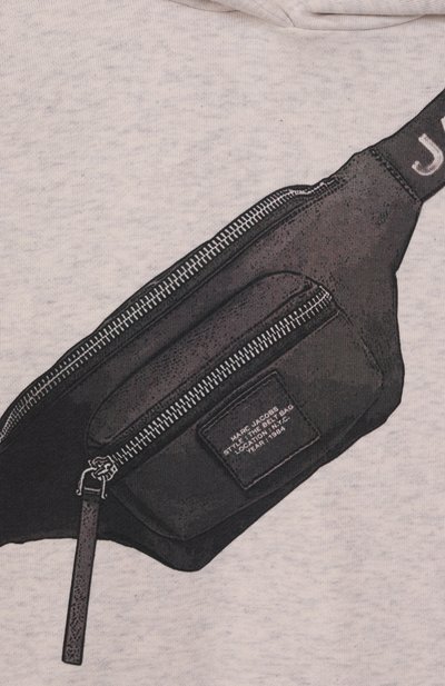 Хлопковое худи MARC JACOBS (THE) светло-бежевого цвета по цене 15800 руб., арт. W60427, фото 3 Хлопковое худи MARC JACOBS (THE), арт. W60427, фото 3