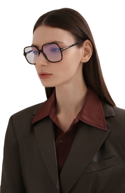 Оправа TOM FORD коричневого цвета по цене 32650 руб., арт. TF5764-B /052, фото 2 Оправа TOM FORD, арт. TF5764-B /052, фото 2