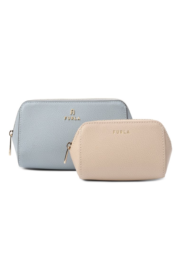Женская набор из двух косметичек furla camelia FURLA разноцветного цвета, арт. WE00453/ARE000 | Фото 1 (Материал: Натуральная кожа; Нос: Не проставлено)
