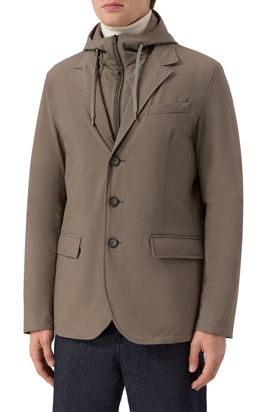 Утепленная куртка Herno GA00018UR/12742S Коричневый  GA00018UR/12742S Фото 3