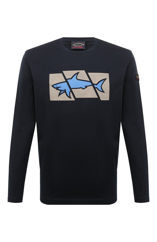 

Хлопковый лонгслив Paul&Shark, Синий