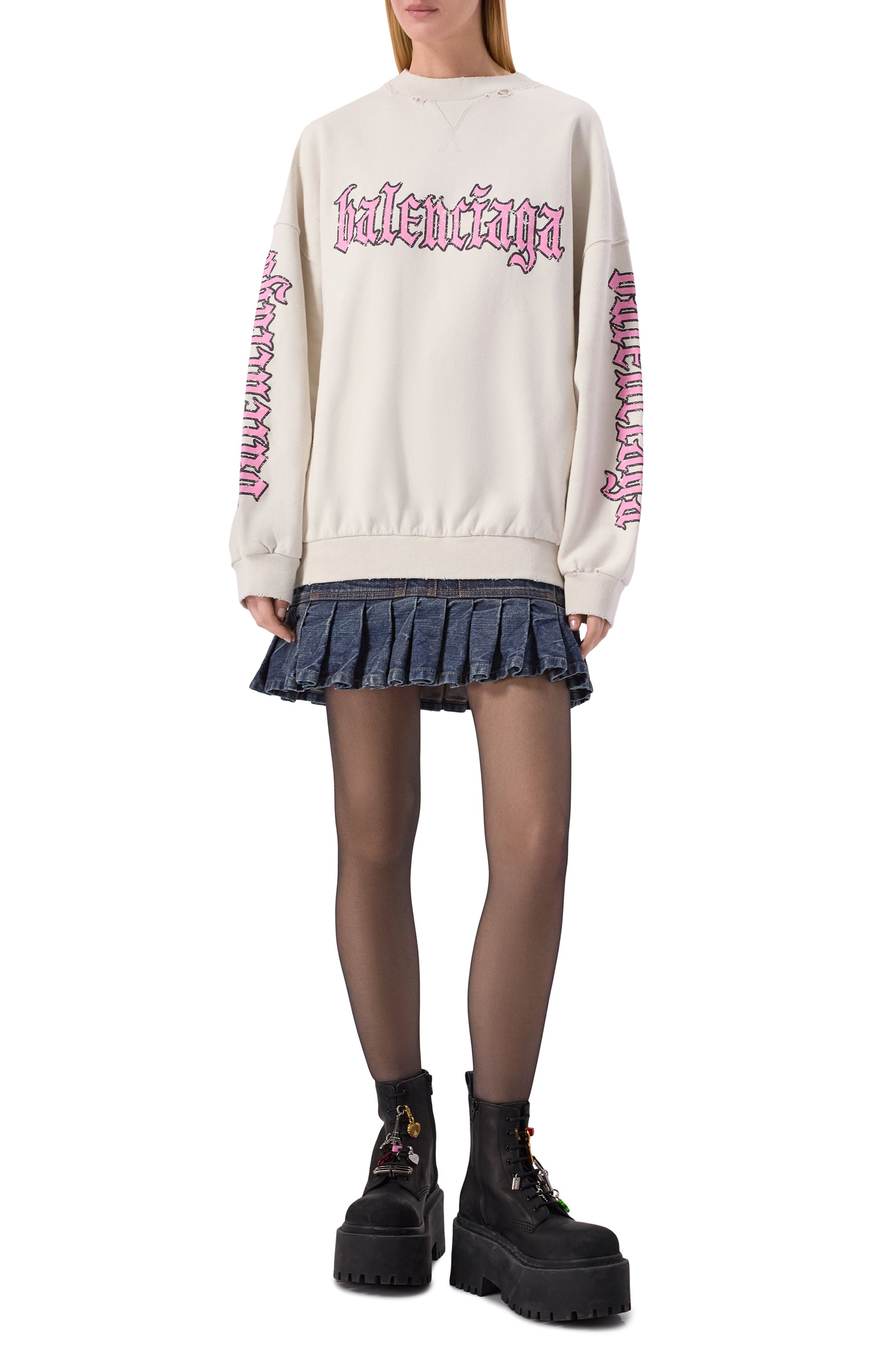 Кожаные ботинки strike BALENCIAGA, арт. 859611/WCDA3, фото 3