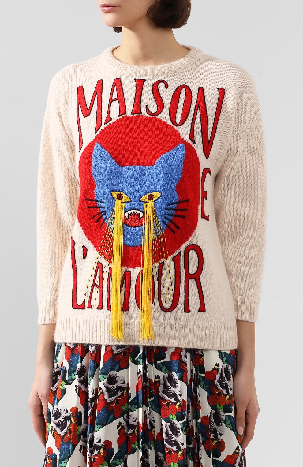 Шерстяной свитер GUCCI, арт. 595637/XKA07, фото 3