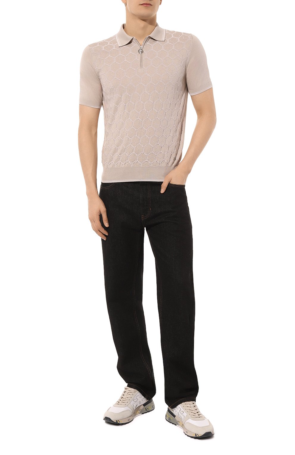 Поло из шелка и хлопка STEFANO RICCI, арт. K818068P31/F24173, фото 2