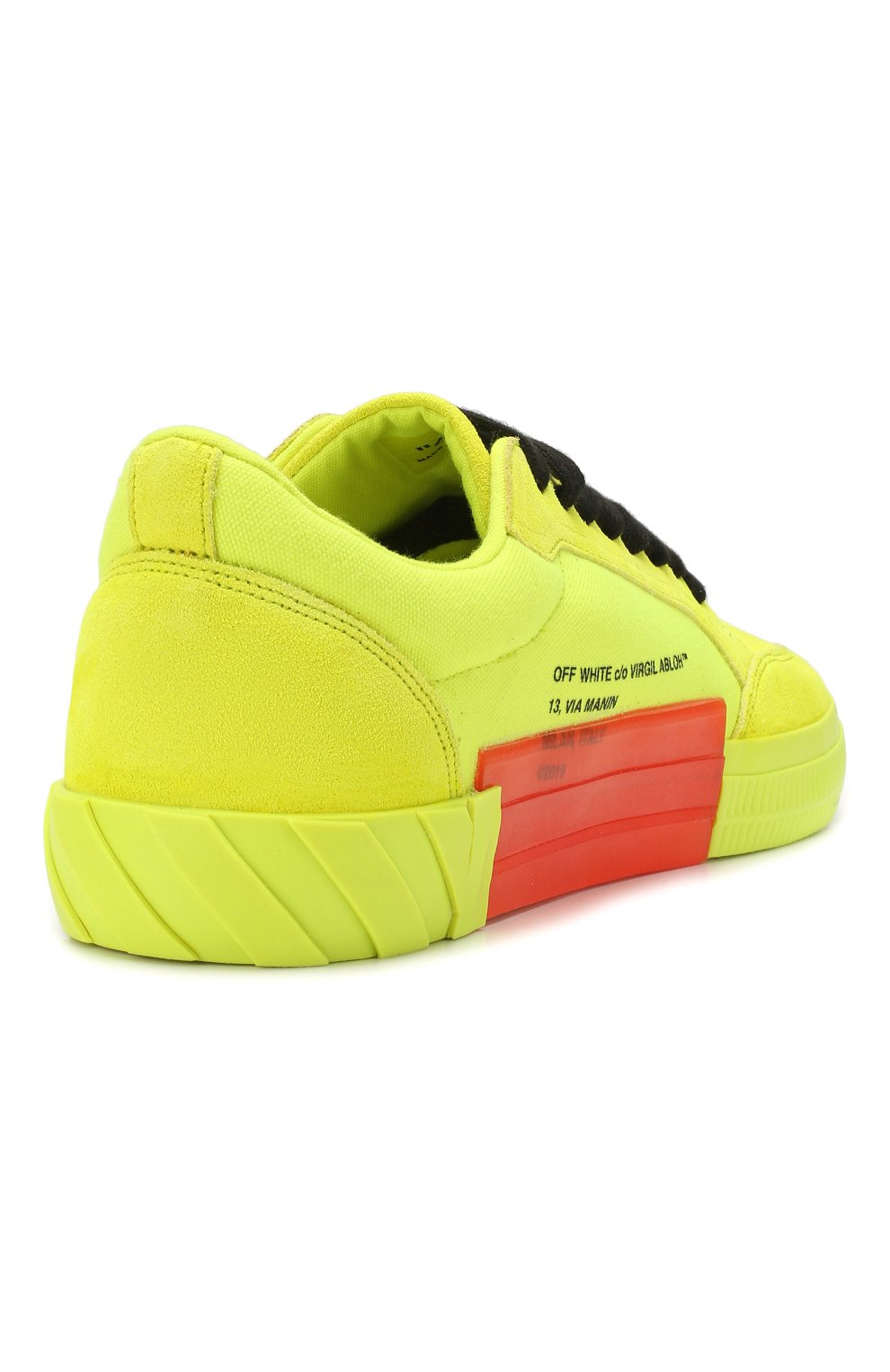 Комбинированные кеды vulcanized OFF-WHITE, арт. 0MIA085R20C210506210, фото 4