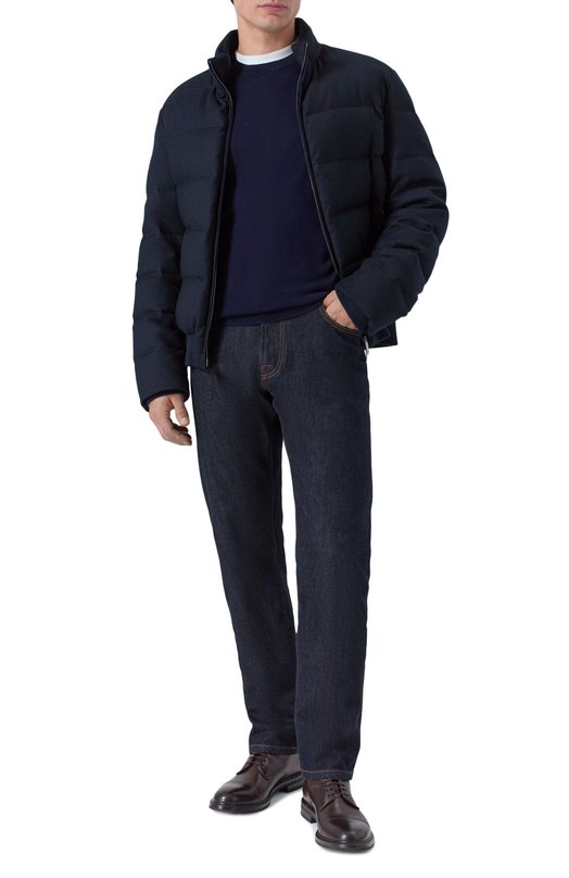 Шерстяной джемпер Andrea Campagna M5625-6680 Синий  M5625-6680 Фото 2