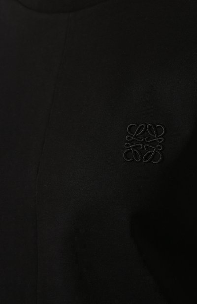 Хлопковая футболка LOEWE черного цвета по цене 29950 руб., арт. S6299062CR, фото 5 Хлопковая футболка LOEWE, арт. S6299062CR, фото 5