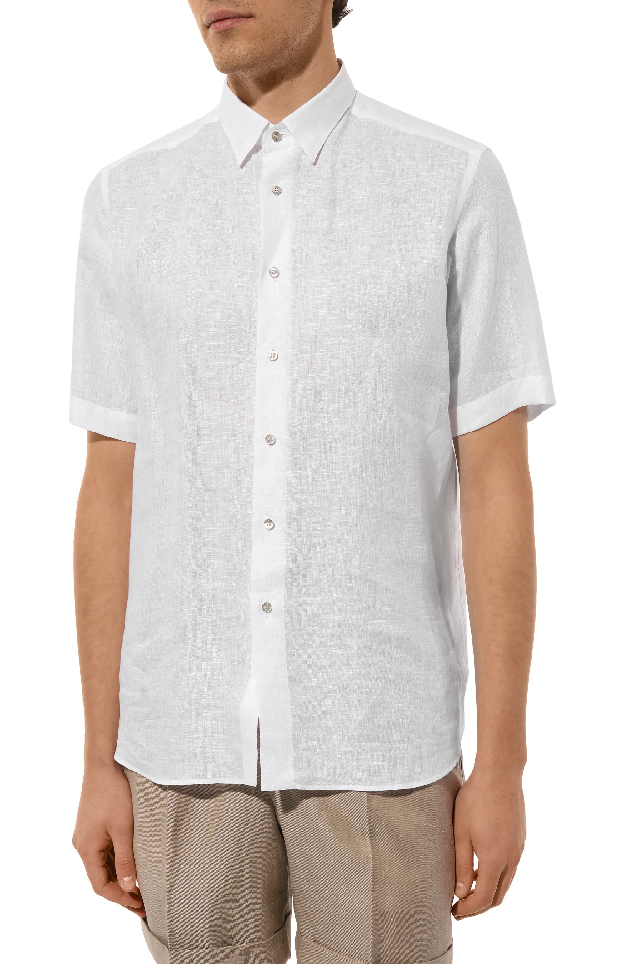 Льняная рубашка ZILLI, арт. LINAM1M08008406SU, фото 3