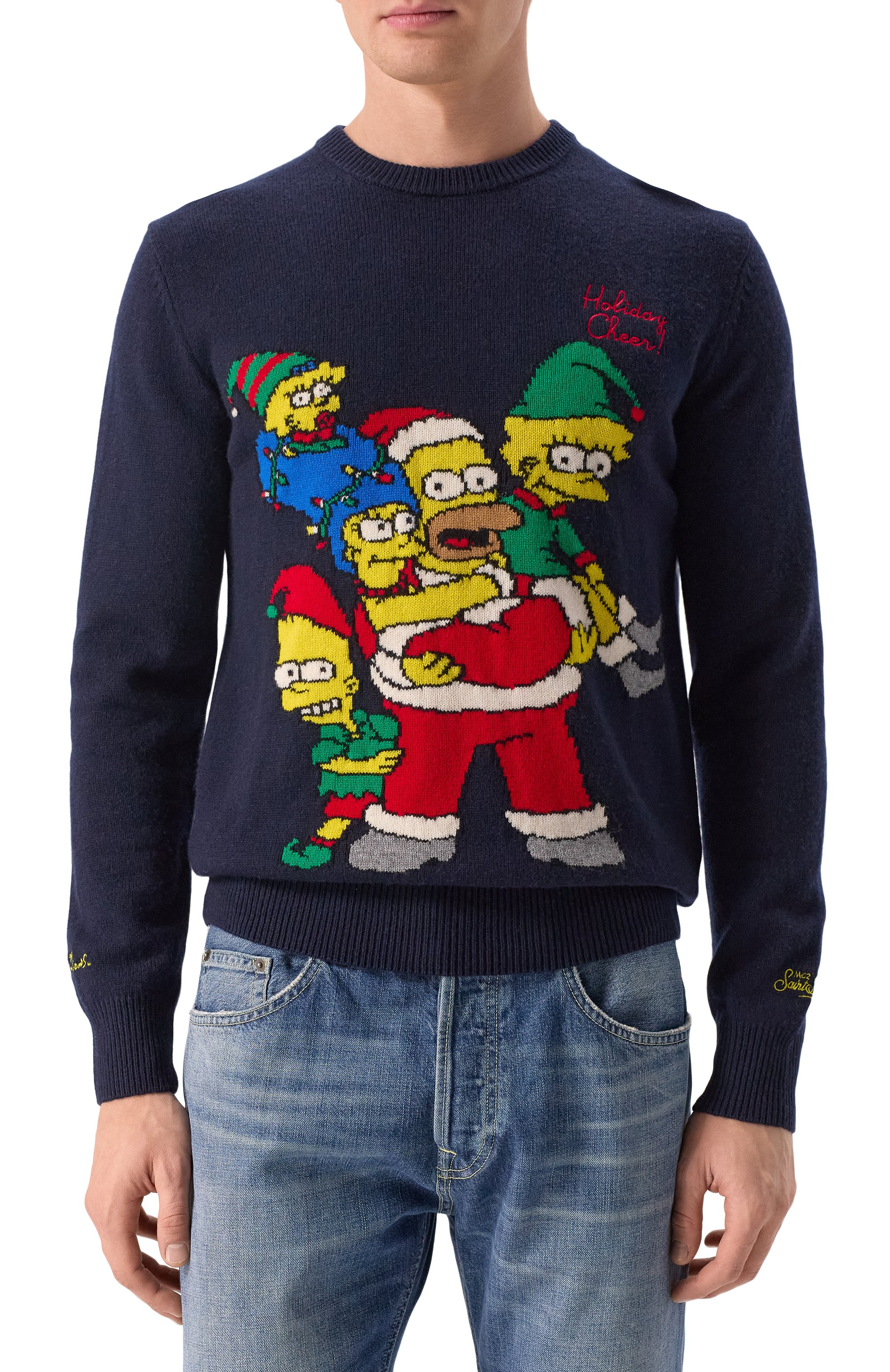 Джемпер из шерсти и вискозы MC2 SAINT BARTH, арт. STBM HER0N/HER0001/01846C, фото 3