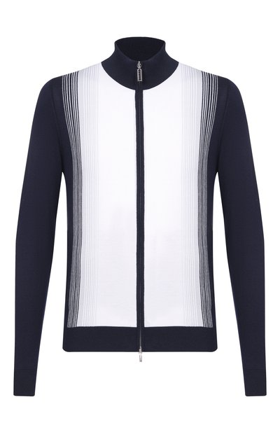 Мужской кардиган из хлопка и шелка ZILLI, арт. KZMC01M0142VZIS00