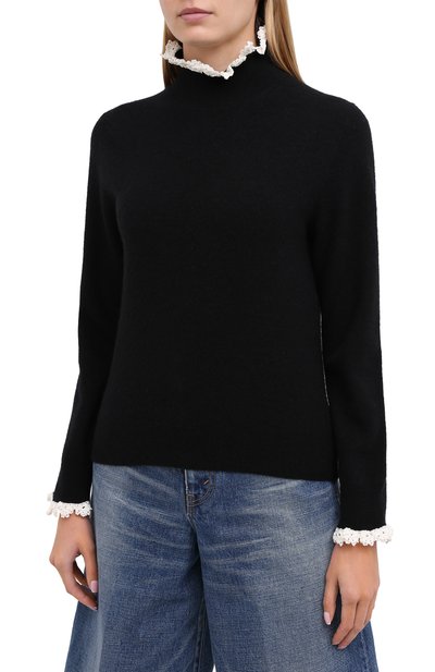 Водолазка из шерсти и хлопка CELINE, арт. 2A73E365K, фото 3