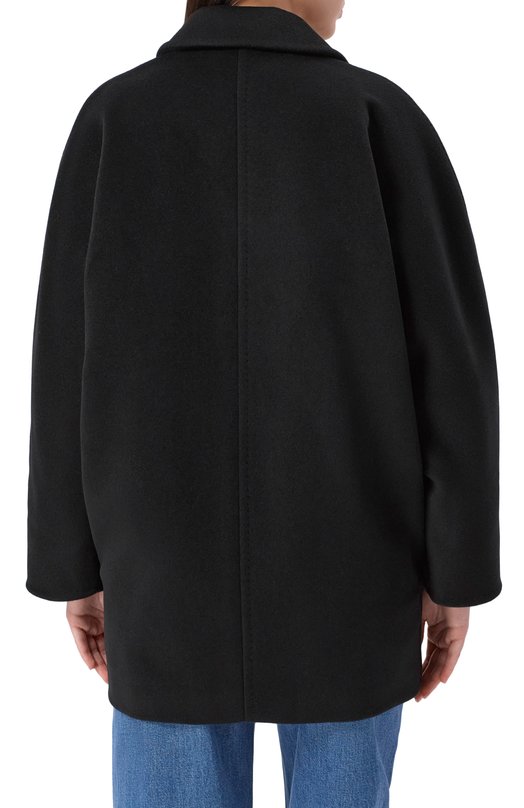 Пальто из шерсти и кашемира Max Mara REBUS Чёрный  REBUS Фото 4