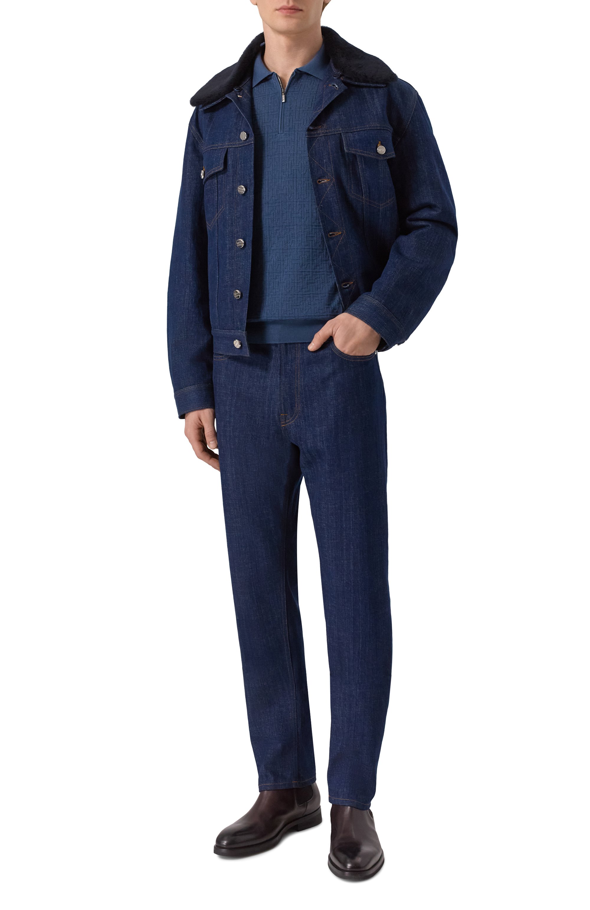 Поло из кашемира и шелка ZILLI, арт. KZP001M0330VMSH00, фото 2