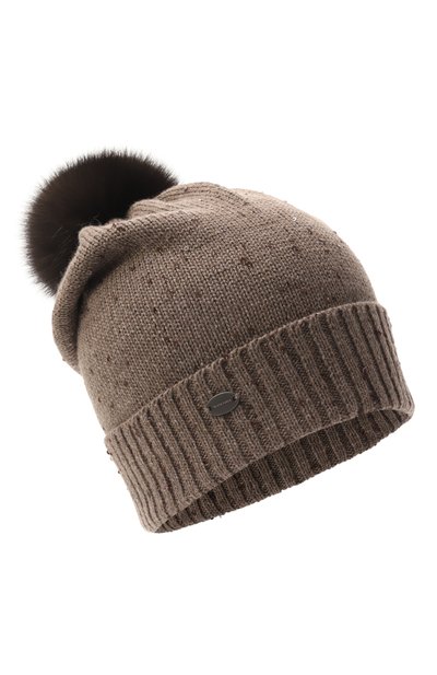 Женская шапка из кашемира и шелка BLACK SABLE, арт. BS-47CC15