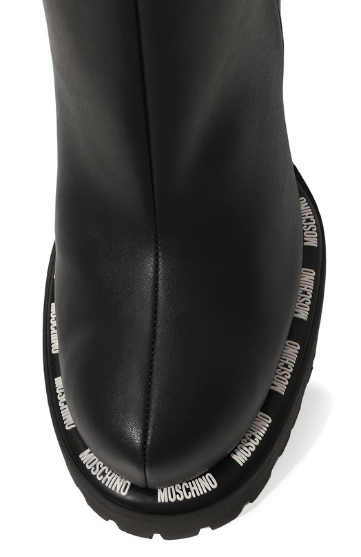 Ботильоны Moschino Чёрный, фото 6