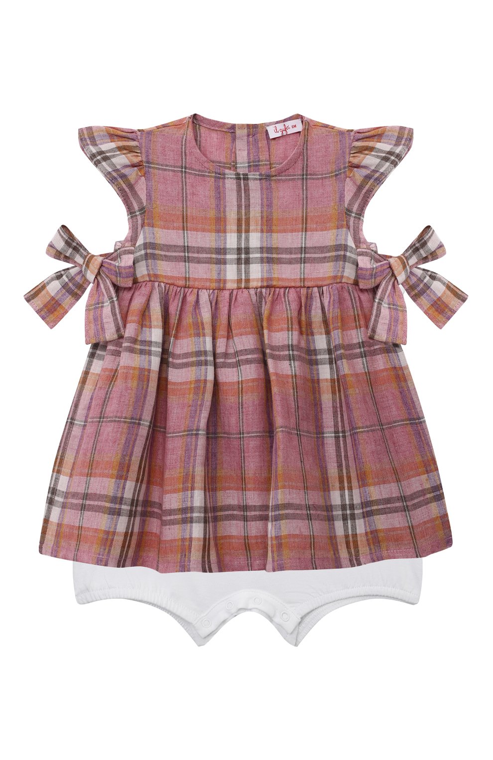 Комплект из платья и песочника IL GUFO, арт. P24T0265L3021/3M-9M, фото 1