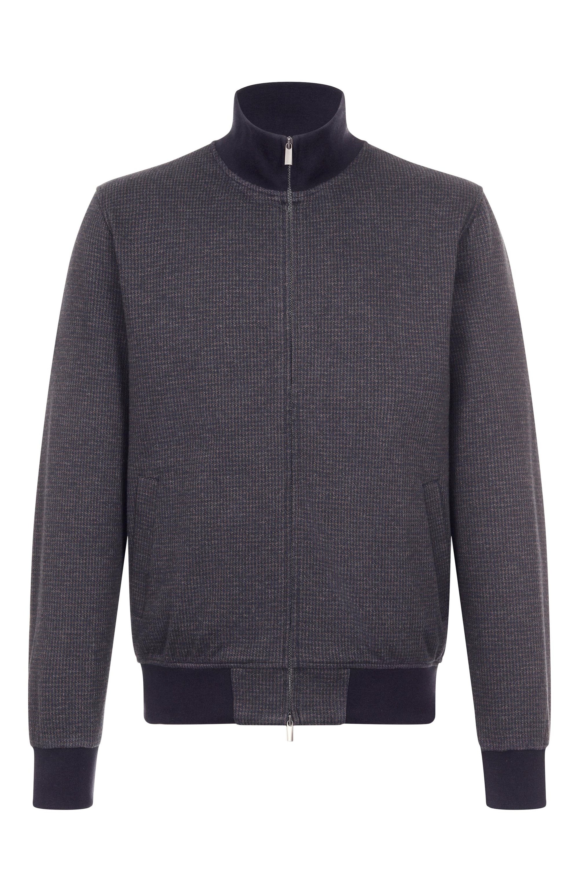 Хлопковая толстовка ANDREA CAMPAGNA темно-синего цвета по цене 85450 руб., арт. 19M466.SZ00.CAMP./56, фото 1 Хлопковая толстовка ANDREA CAMPAGNA, арт. 19M466.SZ00.CAMP./56, фото 1