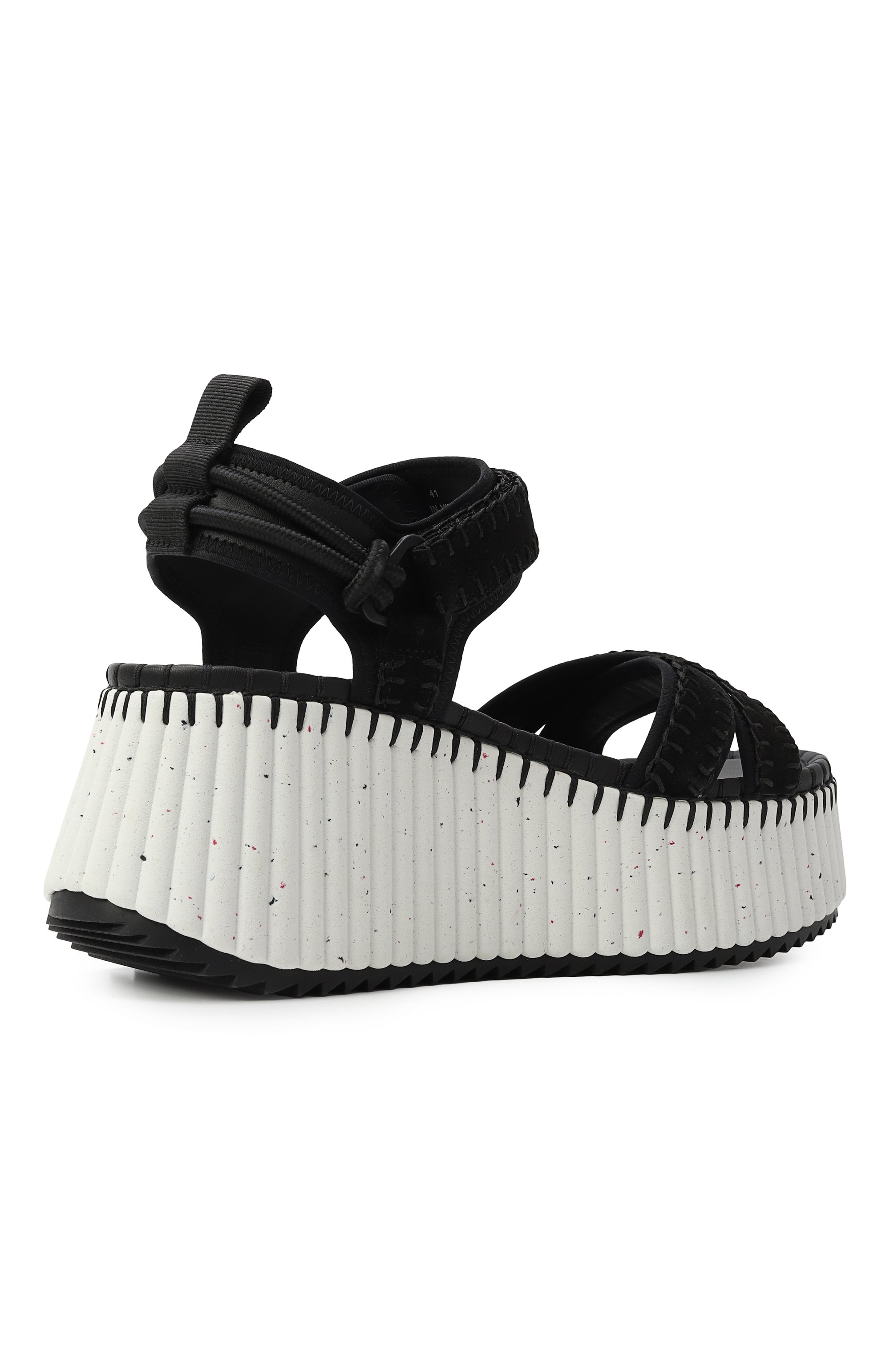 Замшевые босоножки nama CHLOÉ, арт. CHC24S870HT, фото 5