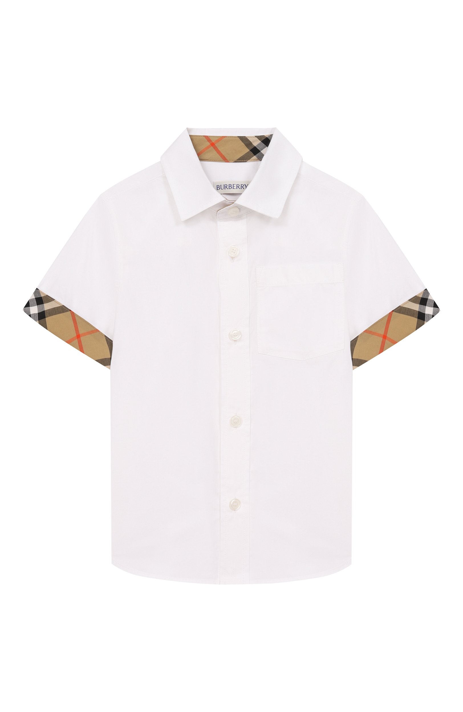 Хлопковая рубашка BURBERRY, арт. 8131846, фото 1