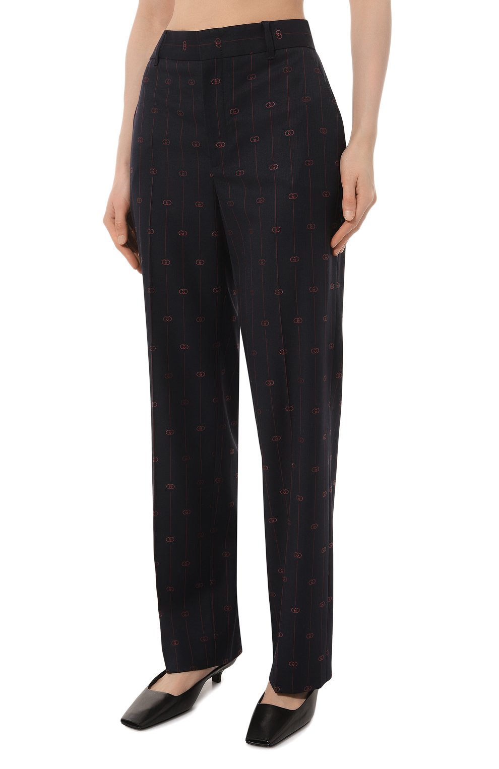 Шерстяные брюки GUCCI, арт. 595172 ZABJ0, фото 3