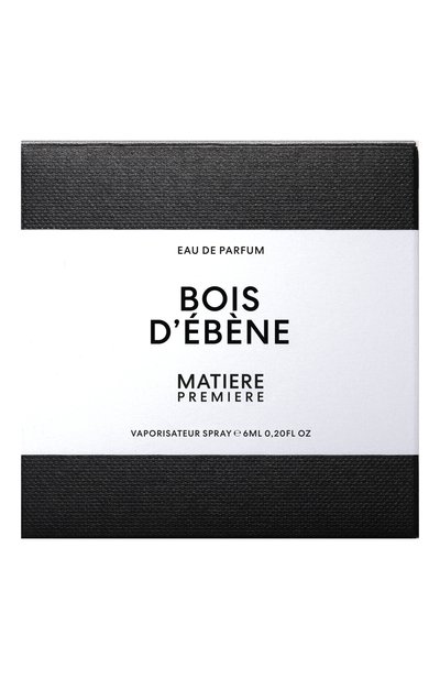 Парфюмерная вода bois d'ebène (6ml) MATIERE PREMIERE, арт. 3770007317223, фото 4