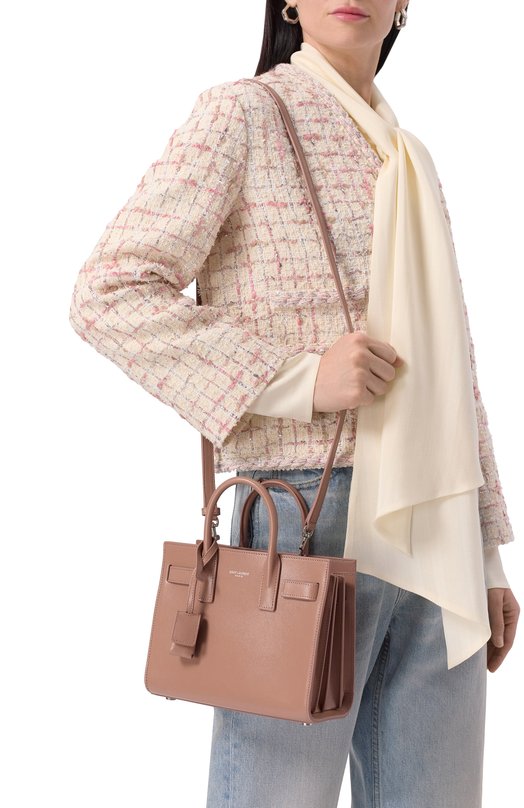 Сумка Sac de Jour nano Saint Laurent 392035/02G9E Бежевый  392035/02G9E Фото 2