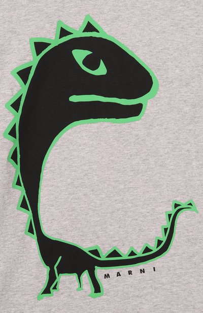 Хлопковая футболка MARNI, арт. M01712/M00L9, фото 3