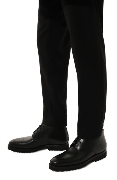 Кожаные ботинки KITON, арт. USSA173N0010112, фото 3