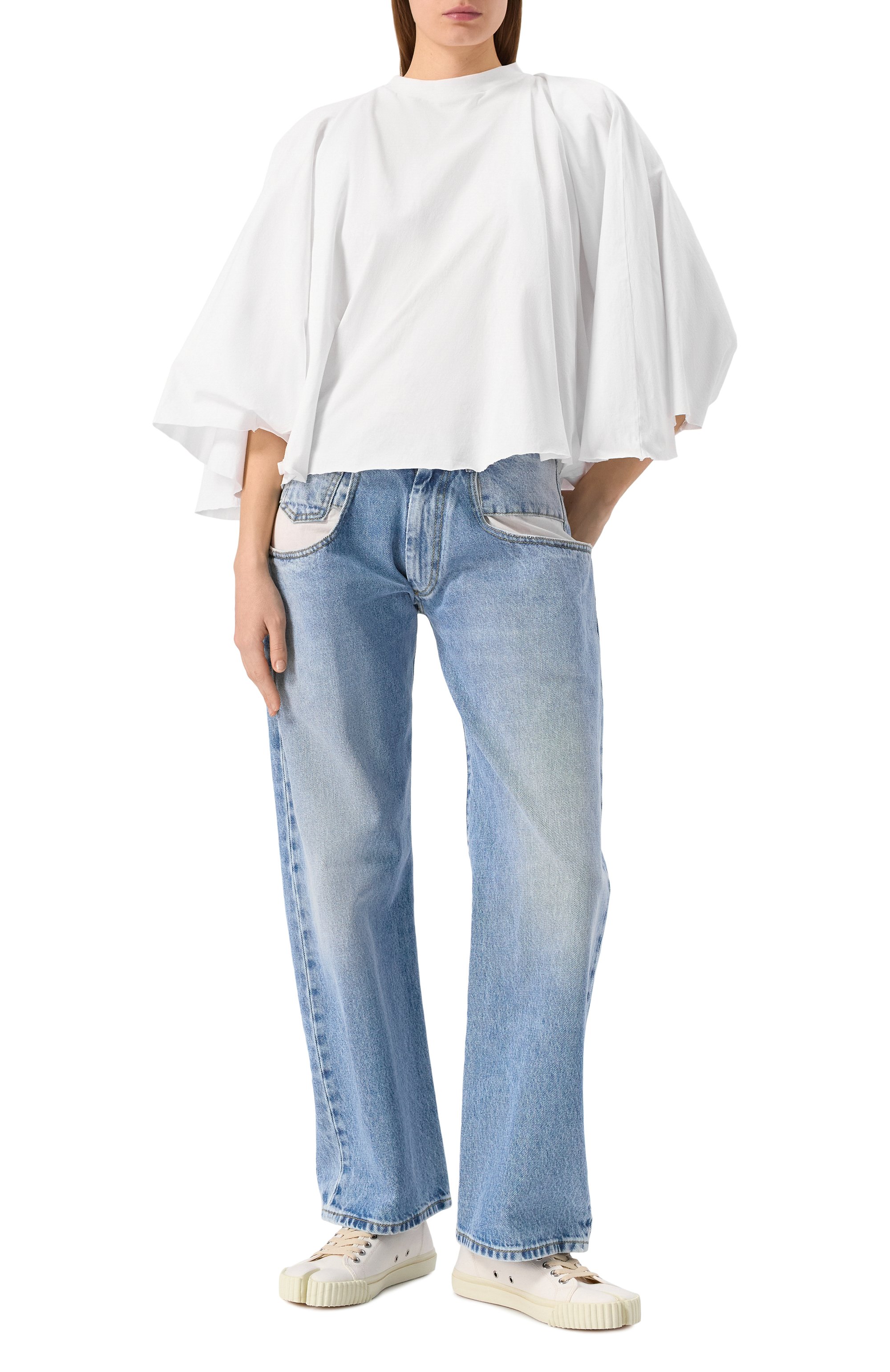 Хлопковый топ MM6, арт. S62NH0038/M20115, фото 2