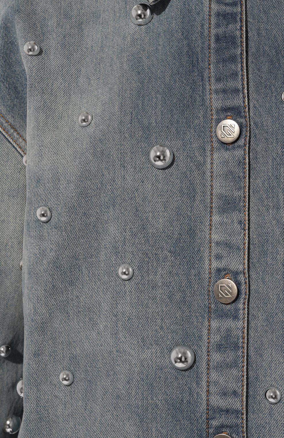 Джинсовая рубашка GIUSEPPE DI MORABITO, арт. 03PFDNT032B 03330, фото 5