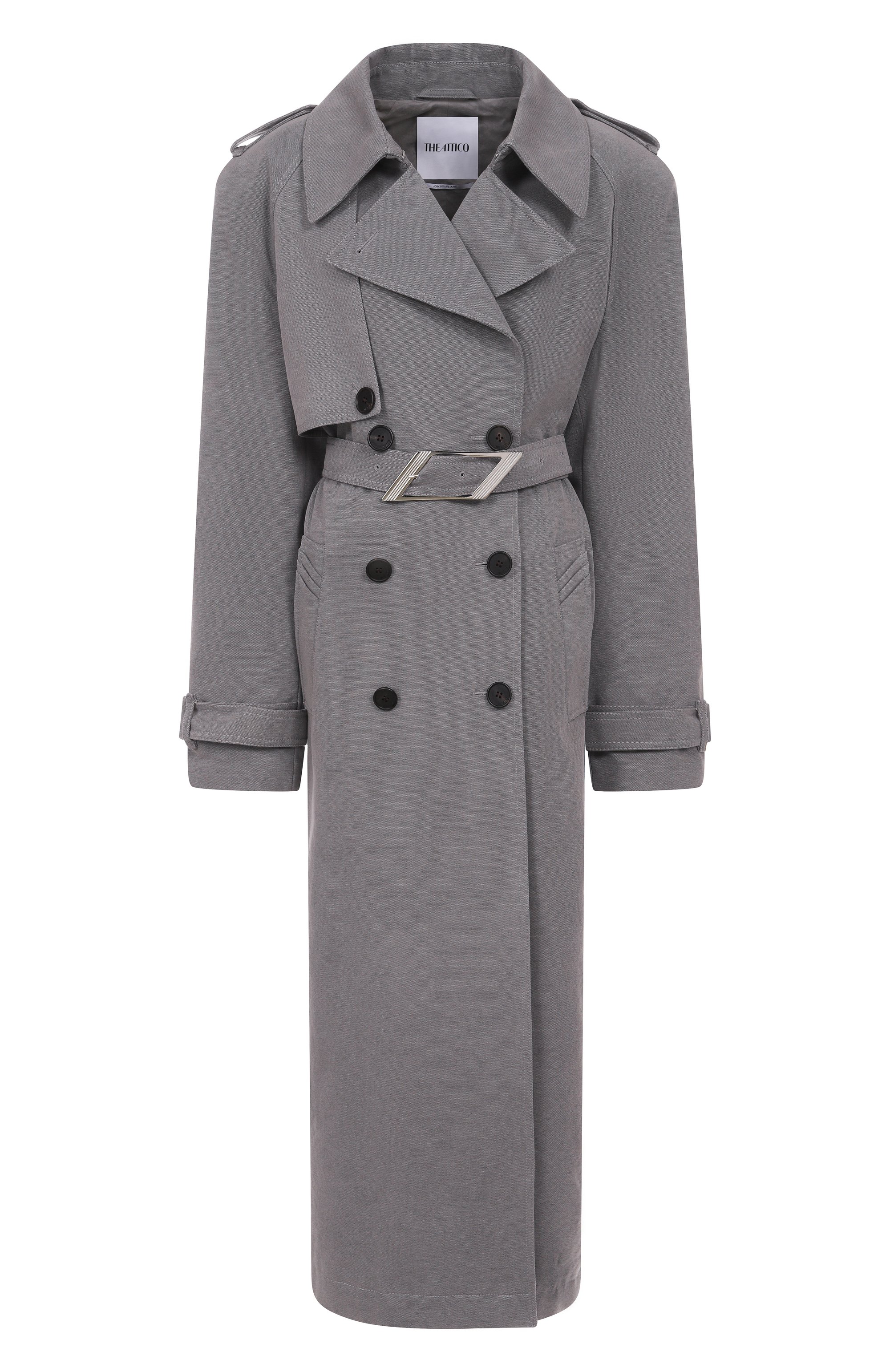 Хлопковый тренч THE ATTICO, арт. 247WCC68/D088, фото 1
