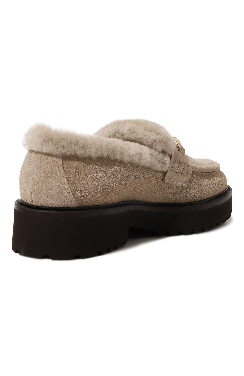 Замшевые лоферы DOUCAL'S бежевого цвета по цене 59950 руб., арт. DD8660PHILPM730T, фото 5 Замшевые лоферы DOUCAL'S, арт. DD8660PHILPM730T, фото 5