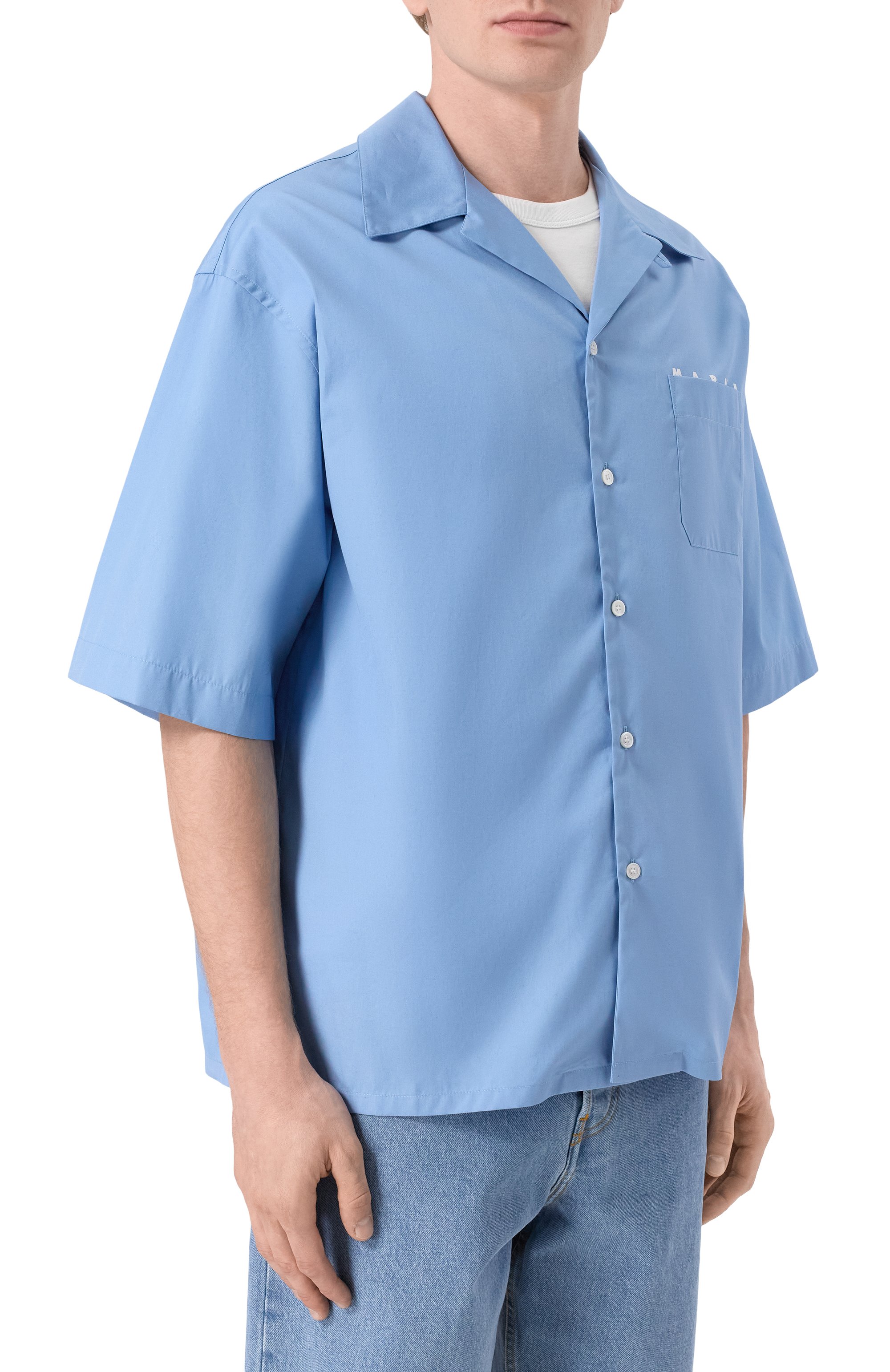 Хлопковая рубашка MARNI, арт. CUMU0213PP/USCT88, фото 3