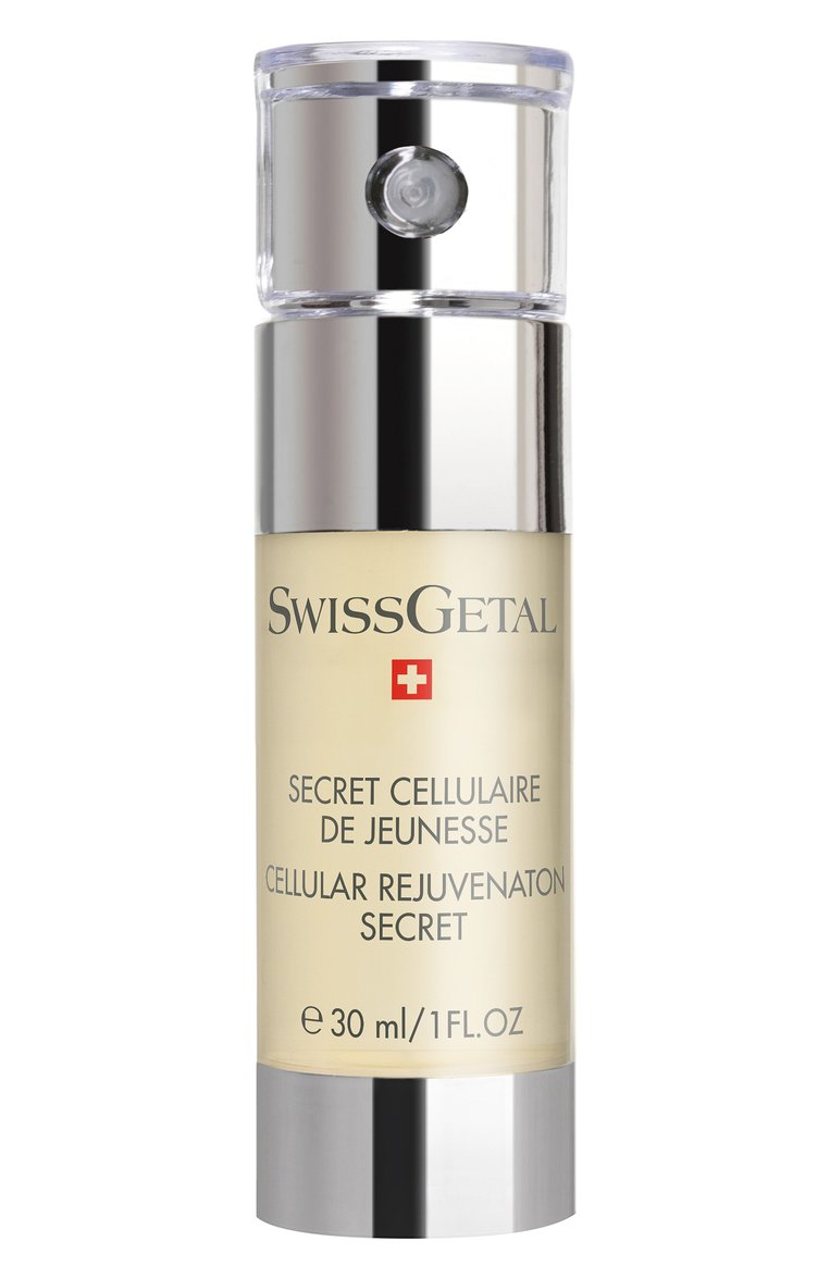 Омолаживающая сыворотка (30ml) SWISSGETAL бесцветного цвета, арт. 6110 | Фото 1 (Статус проверки: Проверена категория; Косметика кросс-кт: Антивозрастной уход, Уход У; Тип продукта: Сыворотки; Назначение: Для лица; Нос: Не проставлено; Региональные ограничения белый список (Axapta Mercury): Не проставлено)