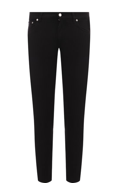 Хлопковые зауженные брюки прямого кроя DOLCE & GABBANA, арт. GYD2LT/G8Z00, фото 1