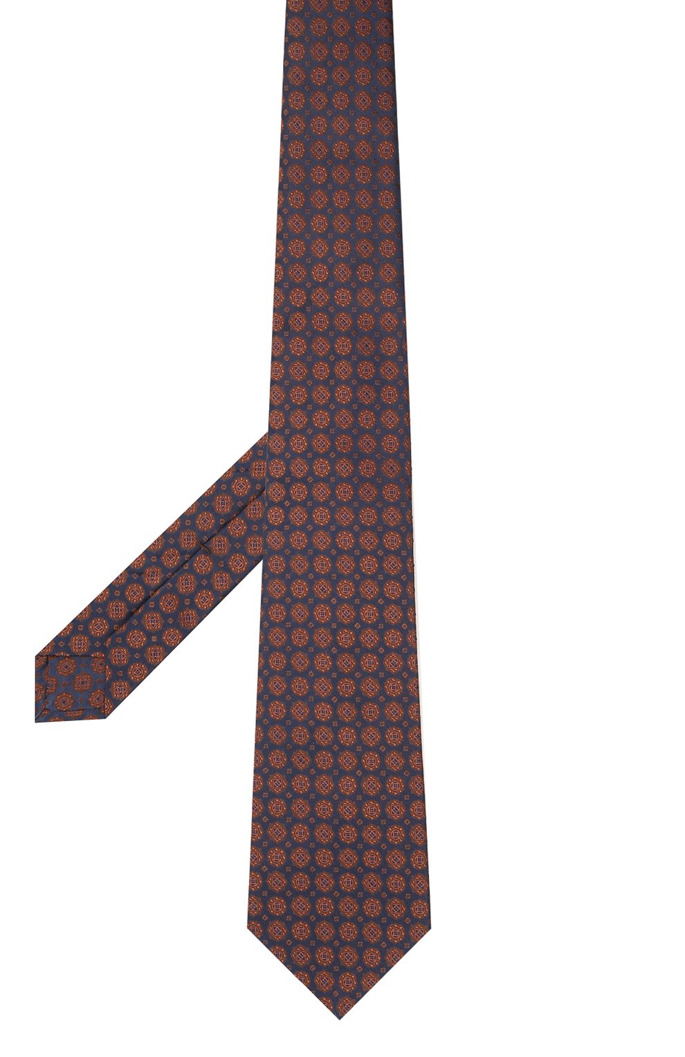 Шелковый галстук KITON коричневого цвета по цене 27850 руб., арт. UCRVKLC08G58, фото 2 Шелковый галстук KITON, арт. UCRVKLC08G58, фото 2