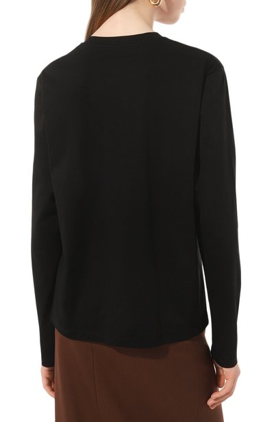 Хлопковый лонгслив JIL SANDER, арт. J01GC0001/J45051, фото 4
