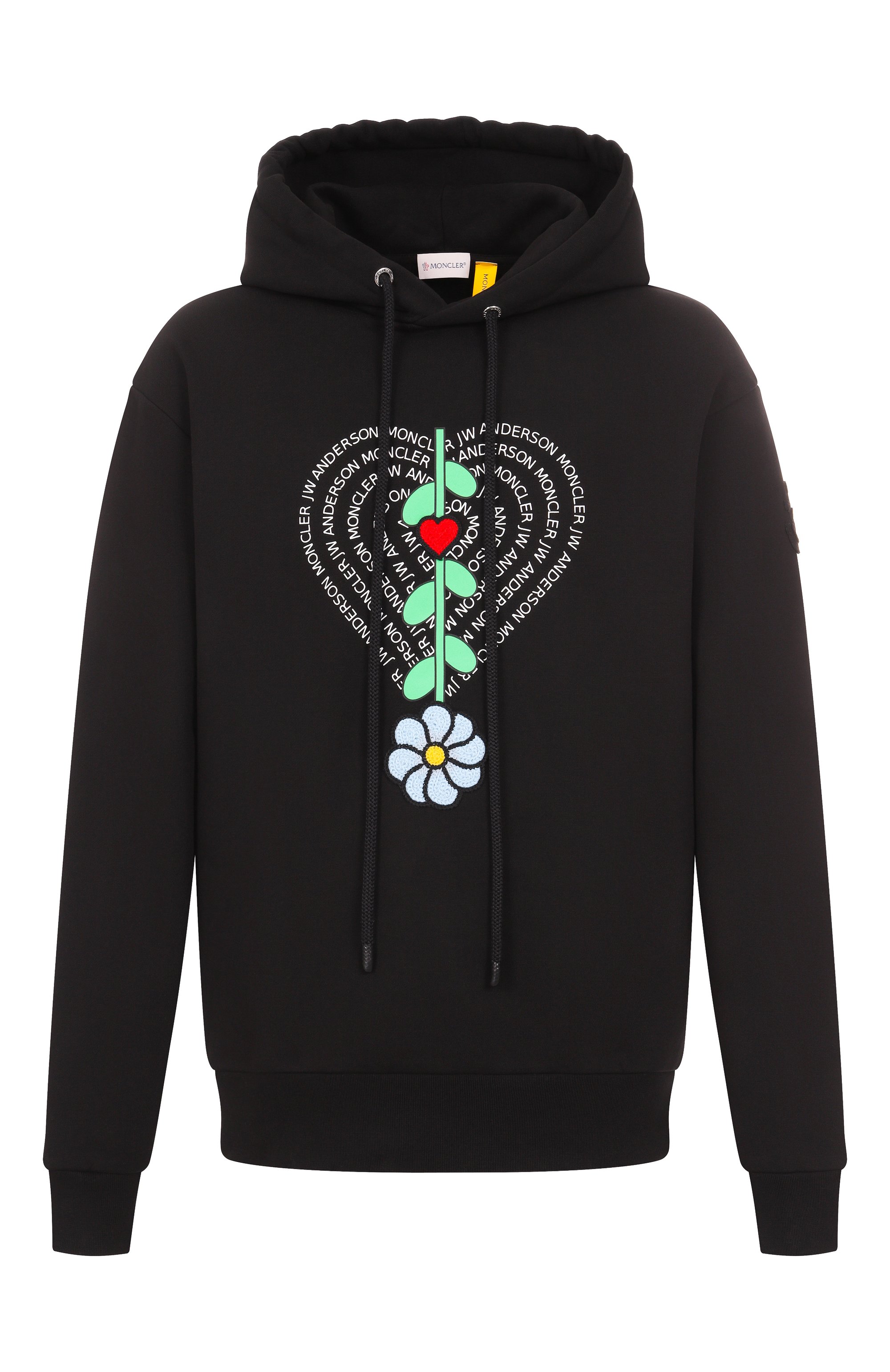 Хлопковое худи 1 moncler jw anderson MONCLER GENIUS, арт. 8G00003/M2682, фото 1