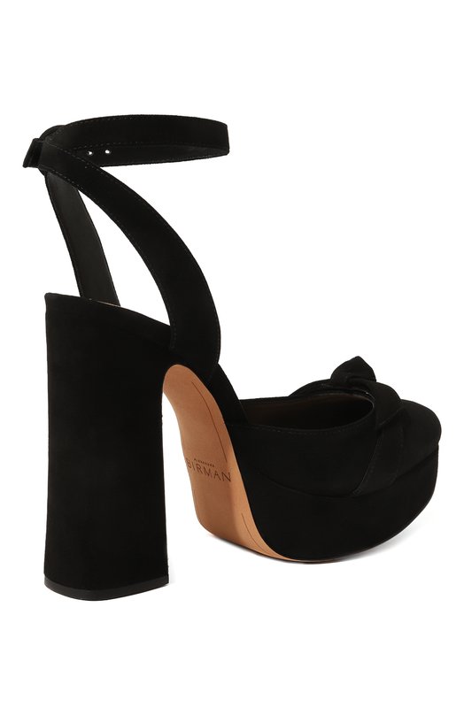 Замшевые туфли Alexandre Birman Чёрный, фото 5