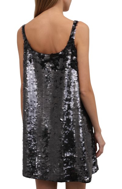 Платье с отделкой пайетками PRADA, арт. P3B74R-1ZAX-F0002-212, фото 4