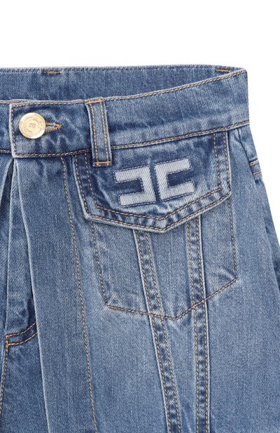 Джинсовые шорты ELISABETTA FRANCHI LA MIA BAMBINA, арт. EFBE0760/DF011, фото 3