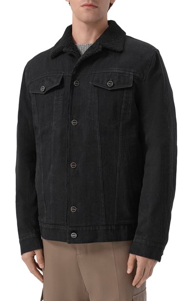 Джинсовая куртка с подкладкой из овчины KITON, арт. UW2280SV0402F, фото 3