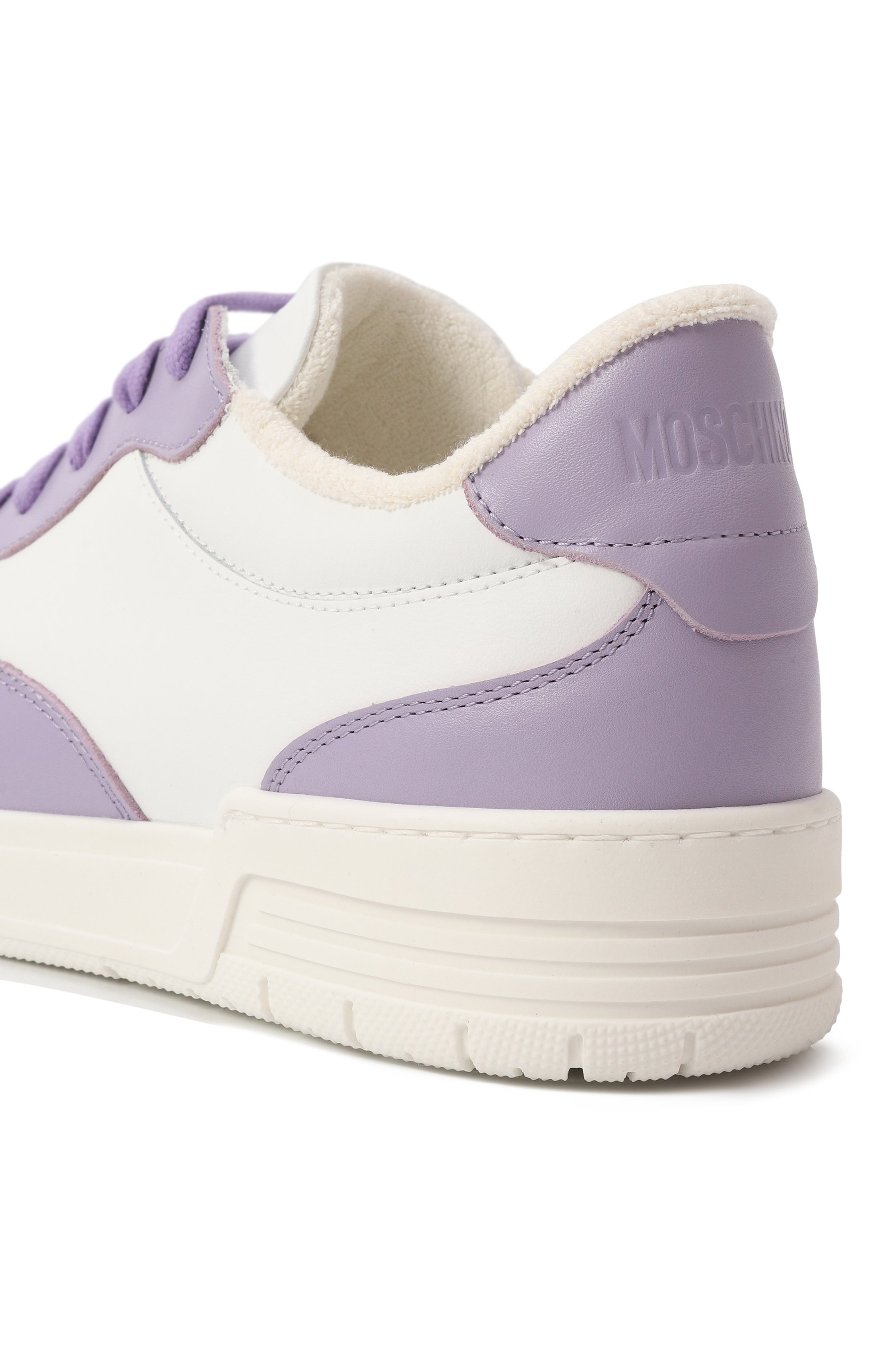 Кожаные кеды MOSCHINO, арт. 15204/MFD, фото 7