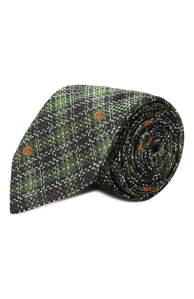 Шелковый галстук GUCCI, арт. 644003 4E002, фото 1