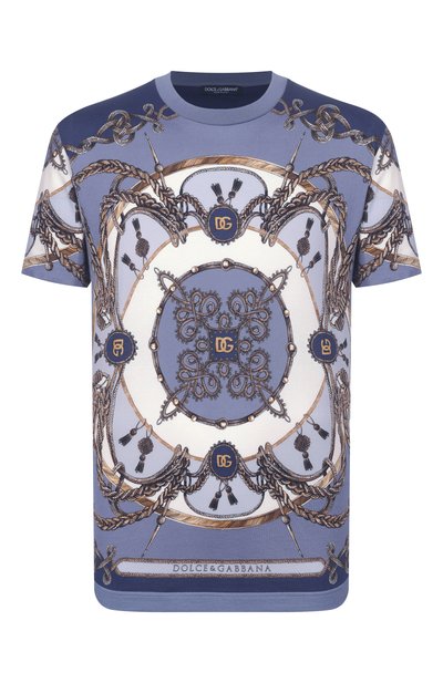 Мужская хлопковая футболка DOLCE & GABBANA, арт. G8RN8T/II7J9