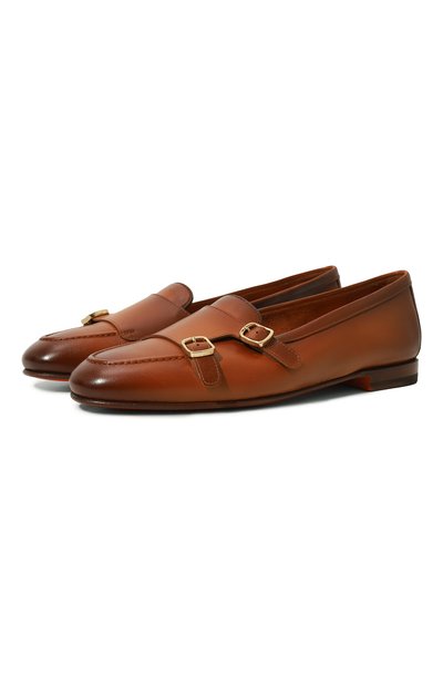 Женская кожаные монки SANTONI, арт. WUNY71009SA4SLGAC50