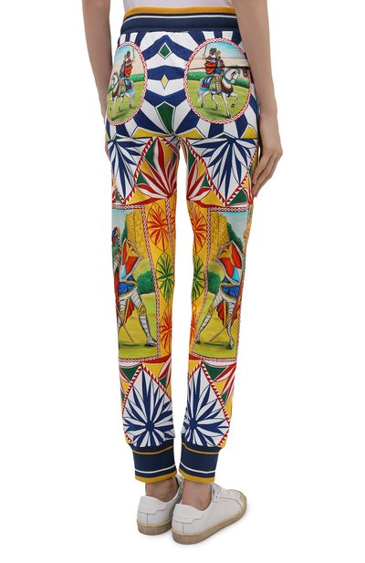 Хлопковые джоггеры DOLCE & GABBANA, арт. FTBJ7T/FI7IB, фото 4