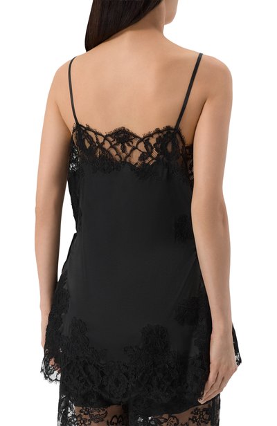Платье из шелка и хлопка DOLCE & GABBANA черного цвета по цене 256000 руб., арт. 07A32T/0N0IS, фото 4 Платье из шелка и хлопка DOLCE & GABBANA, арт. 07A32T/0N0IS, фото 4