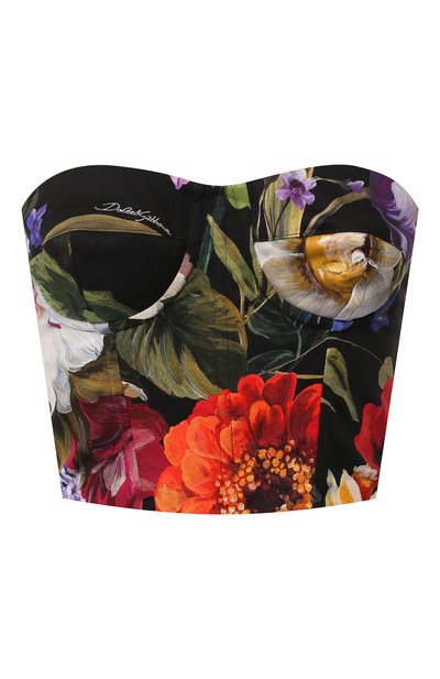 Женский хлопковый топ DOLCE & GABBANA, арт. F73P2T/FSFIT
